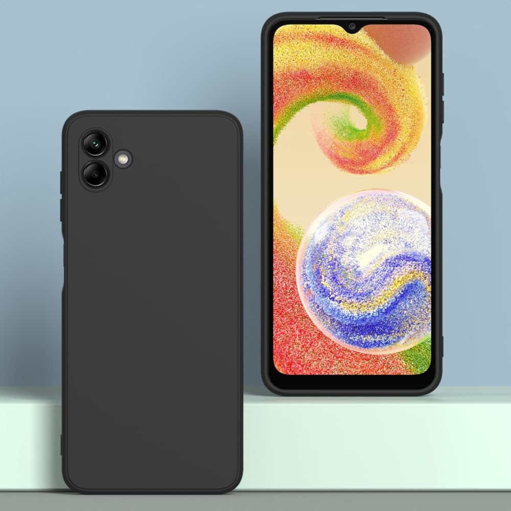 Wogroo For Samsung Galaxy A06 Case Black, Scratch Resistant With Soft Touch, Slim Thin Phone Cover For Samsung Galaxy A06