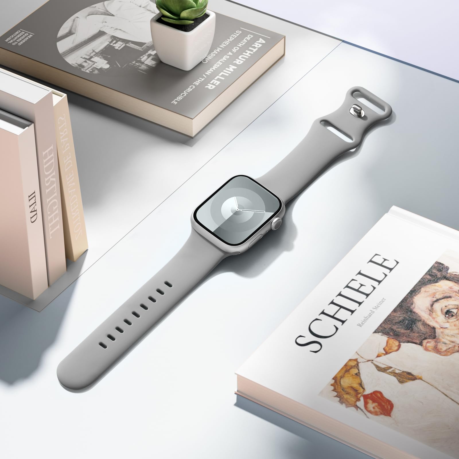 Daqin Sport Band Compatible With Apple Watch Bands 40Mm 38Mm 41Mm 42Mm 44Mm 45Mm 46Mm 49Mm, Soft Silicone Iwatch Bands Strap For