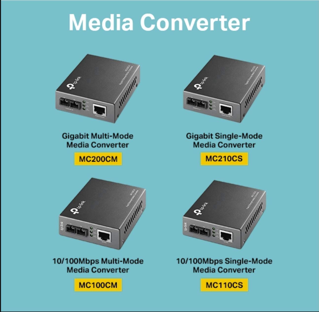 Tp Link Fast Ethernet Sfp To Rj45 Fiber Media Converter | Fiber To Ethernet Converter | 10/100Mbps Rj45 Port To 100Base Fx Multi