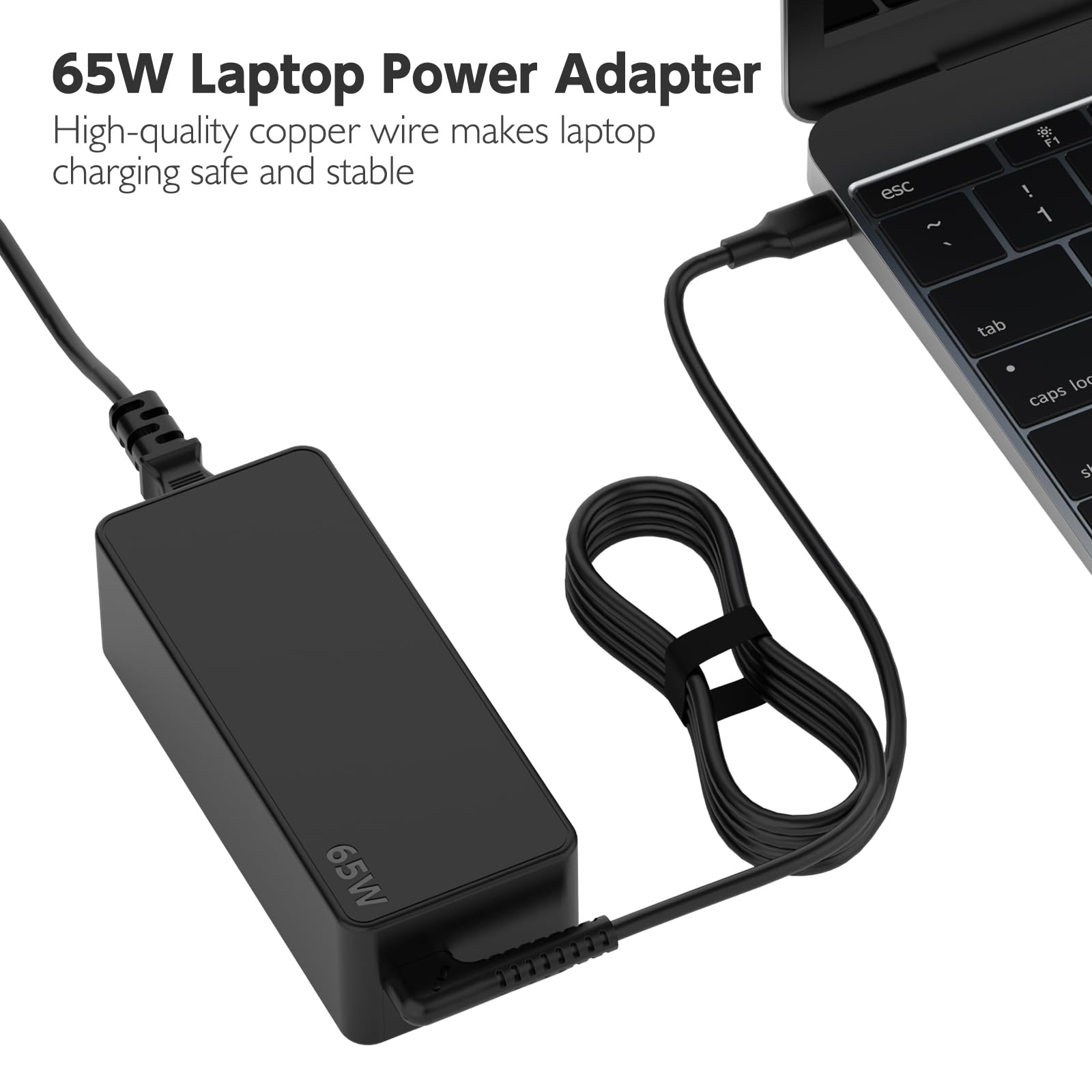65W 45W Usb C Laptop Charger For Lenovo Yoga 720 730 920 C740 C940 C930 730S C630 S730 910 720 13Ikb 730 13Ikb Type C Ideapad Yoga Series Thinkpad Chromebook Laptop Power Adapter
