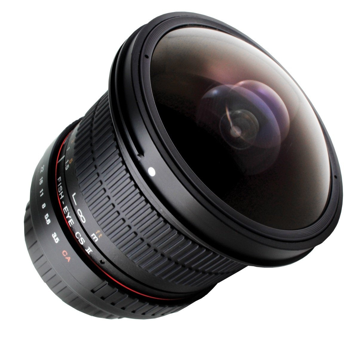 Rokinon Hd Hd8M-P 8Mm F/3.5 Hd Fisheye Lens With Removable Hood For Pentax