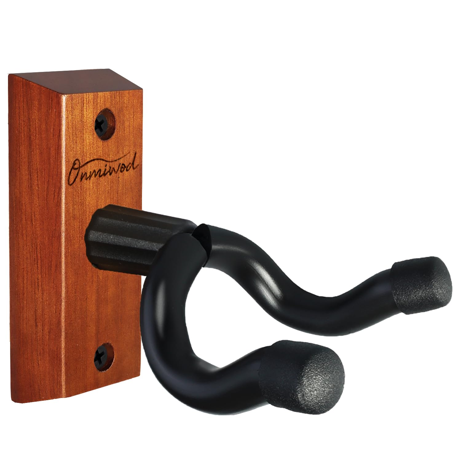 Guitar Wall Mount, Mahogany Wood Guitar Hanger, U-Shaped Guitar Wall Hanger Mount, Guitar Holder Hook Stand Wall for Acoustic, E