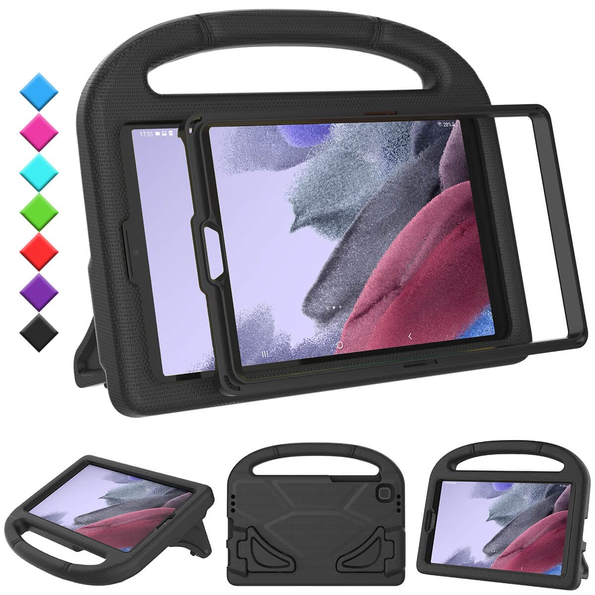 TOEVEK Kids Case for Samsung Galaxy Tab A7 Lite 8.7 Tablet, Built-in ...
