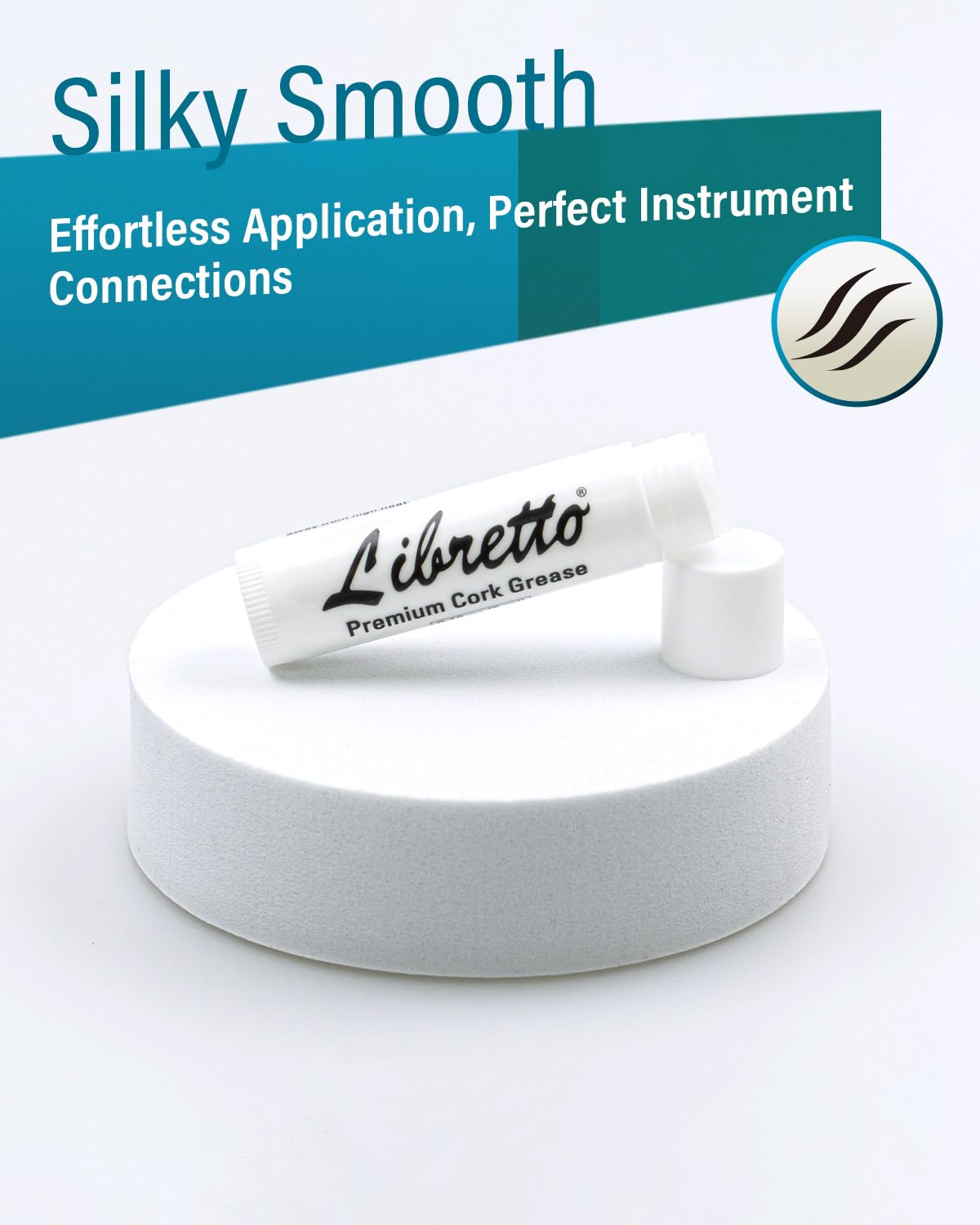 Libretto Premium Cork Grease, Set Of 3, Odorless, Smooth, For Woodwind Musical Instruments, Clarinets, Saxophones, Bass Clarinet