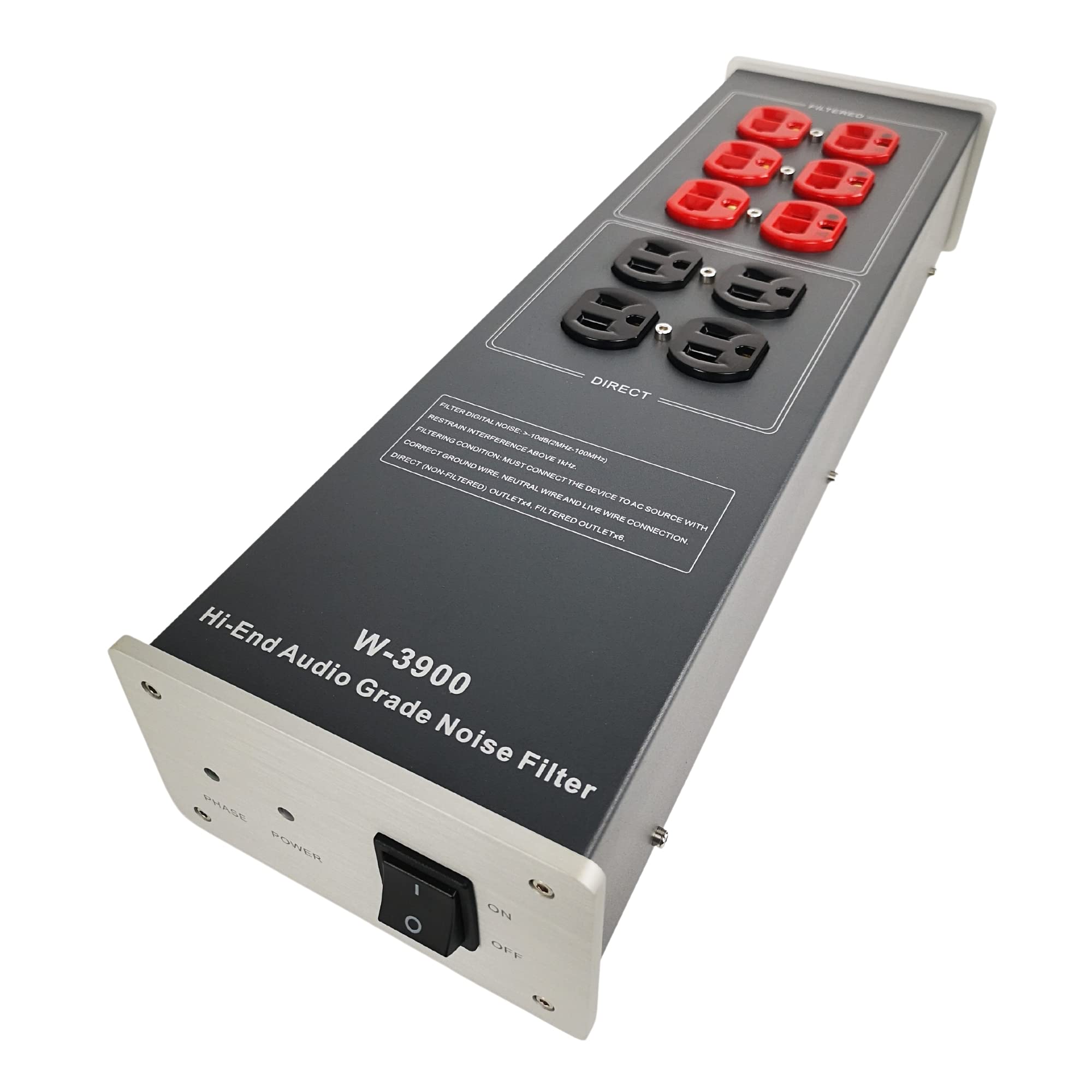 Ac Power Filter Power Conditioner   Waudio Ac Power Purifier With Surge Protector