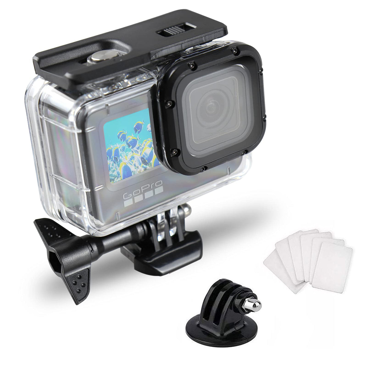 Waterproof Case For Gopro Hero 12 11 10 9 Accessories, Sruim Underwater Diving 50M/164Ft Protective Housing Shell For Go Pro Her