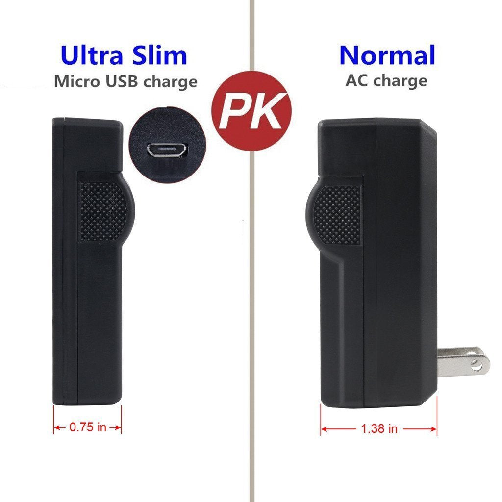 Kastar Slim Usb Charger For Olympus Blh-1 Blh1 Battery And Olympus Om-D Omd E-M1 Mark Ii Em1 Markii Mark2 Digital Camera