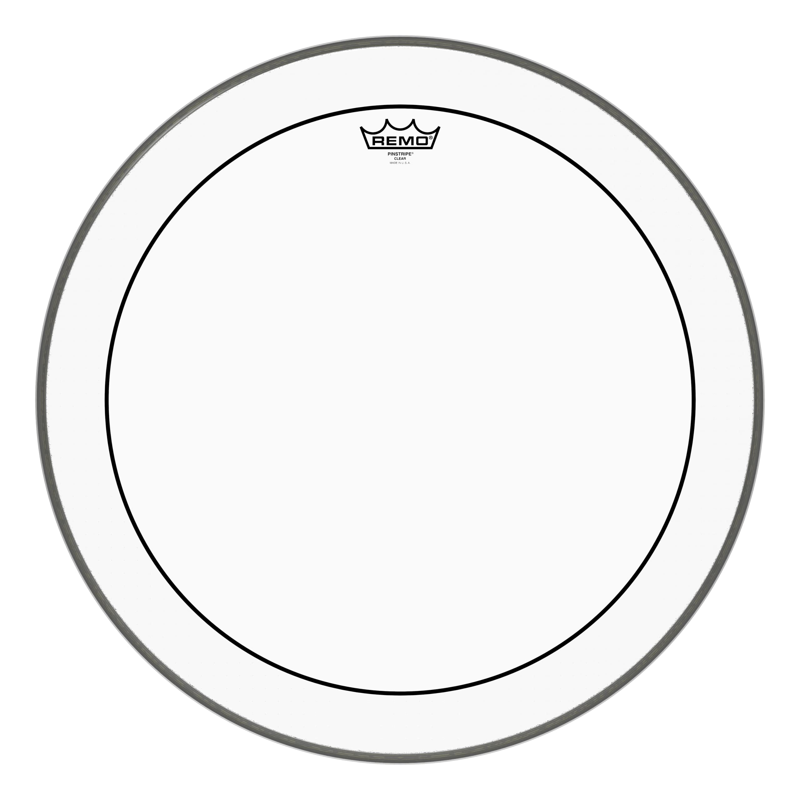 Remo Pinstripe Clear Bass Drum Head   22 Inch