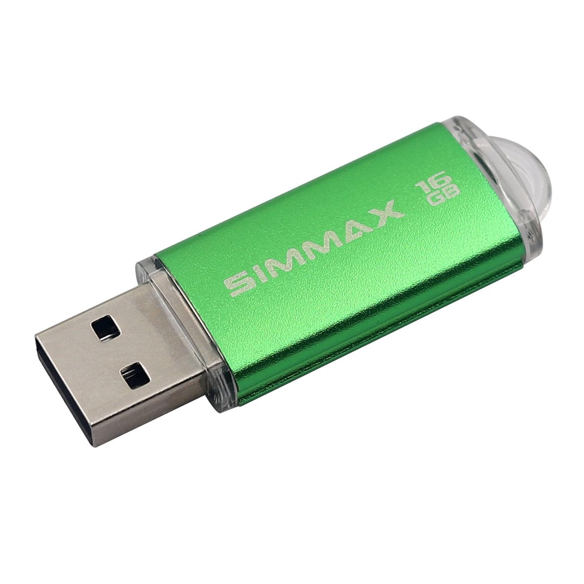 Simmax 2 Pack 16Gb Usb 2.0 Flash Drive Memory Stick Thumb Drive Pen Drive With Led Indicator (Blue Green)
