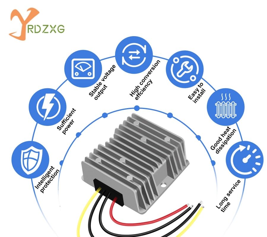 Yrdzxg Dc Dc 24V 18V To 12V 20A 240W Step Down Converter 12V Power Adapter Buck Voltage Regulator Buck Converter Applied To Led