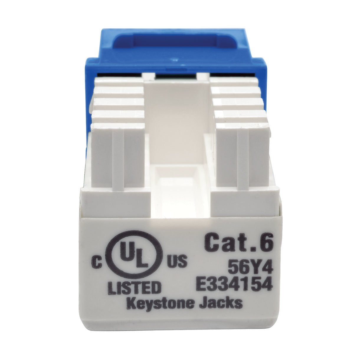 Tripp Lite N238 001 Bl Cat 6/Cat 5E 110 Style Punch Down Keystone Jack (Blue)