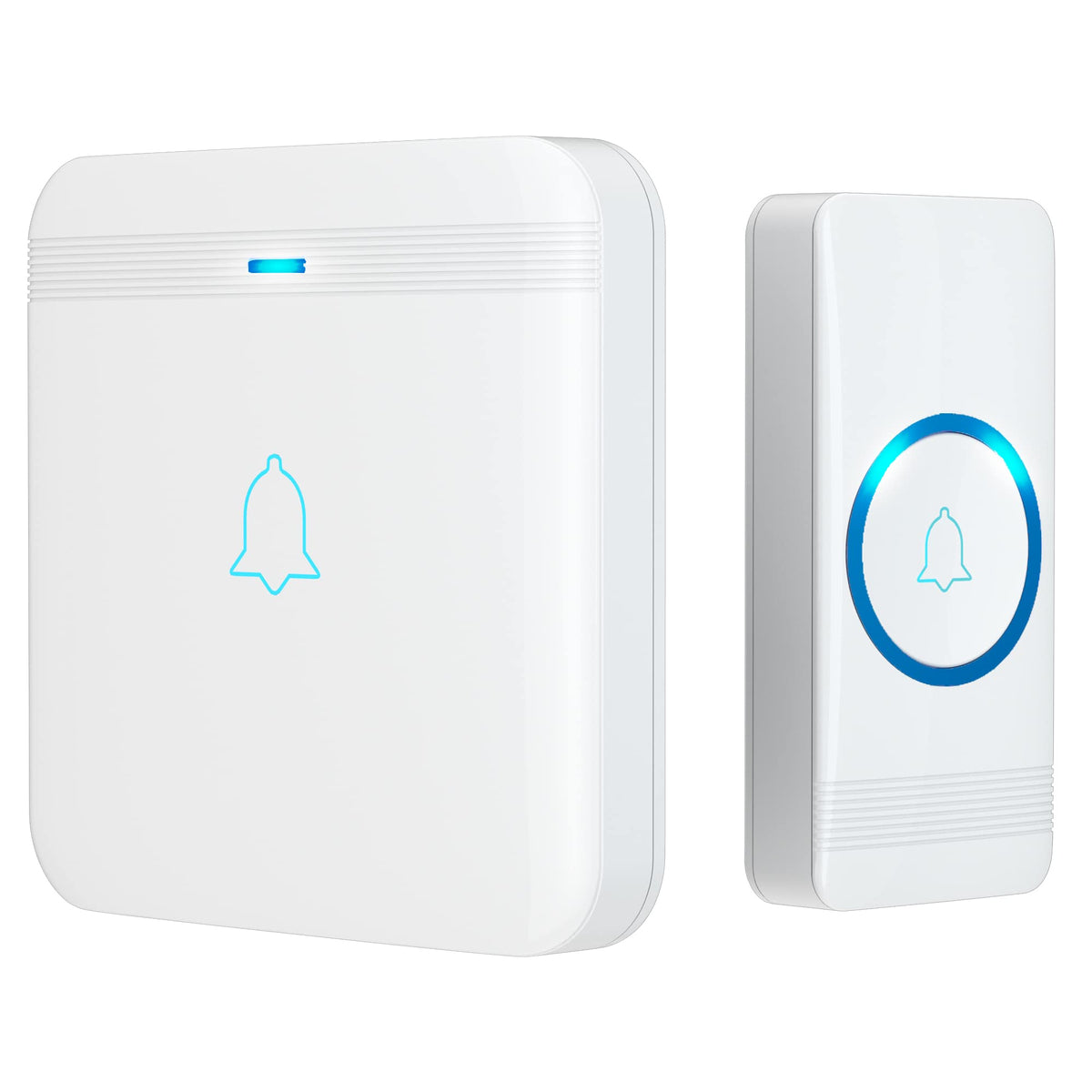 Avantek Wireless Doorbell, Waterproof Chime Kit Operating At Over 1300 Feet With 52 Melodies, 5 Volume Levels & Led Flash