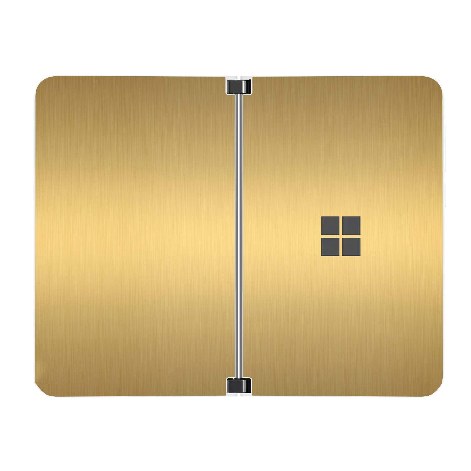 Sopiguard Sticker For Surface Duo Phone Edge To Edge Precision Vinyl Skin Wrap (Brushed Gold)