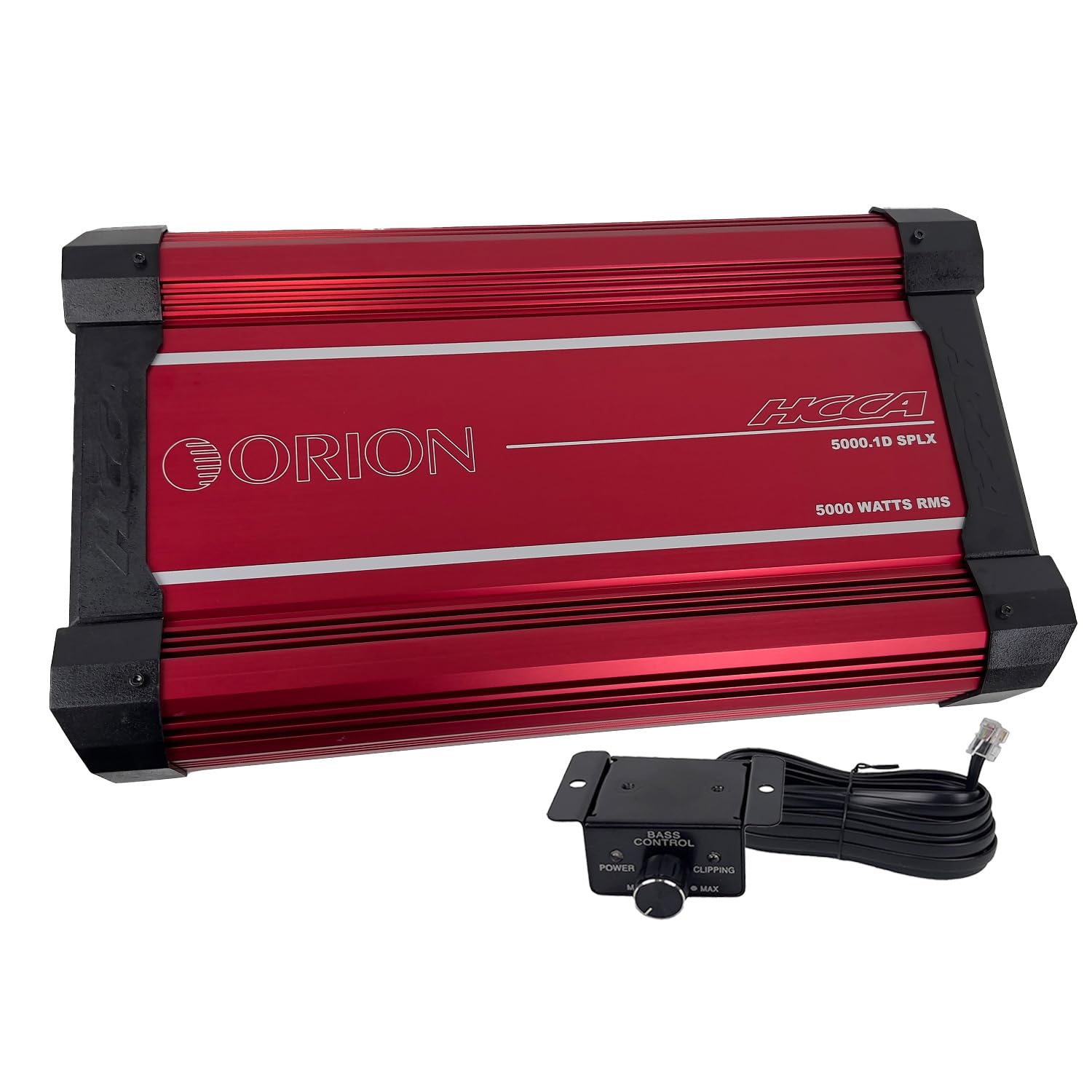 Orion HCCA5000.1DSPLX High Performance 5000W RMS Competition High Current Class-D Monoblock Amplifier - 1 Ohm Stable, Low Pass F