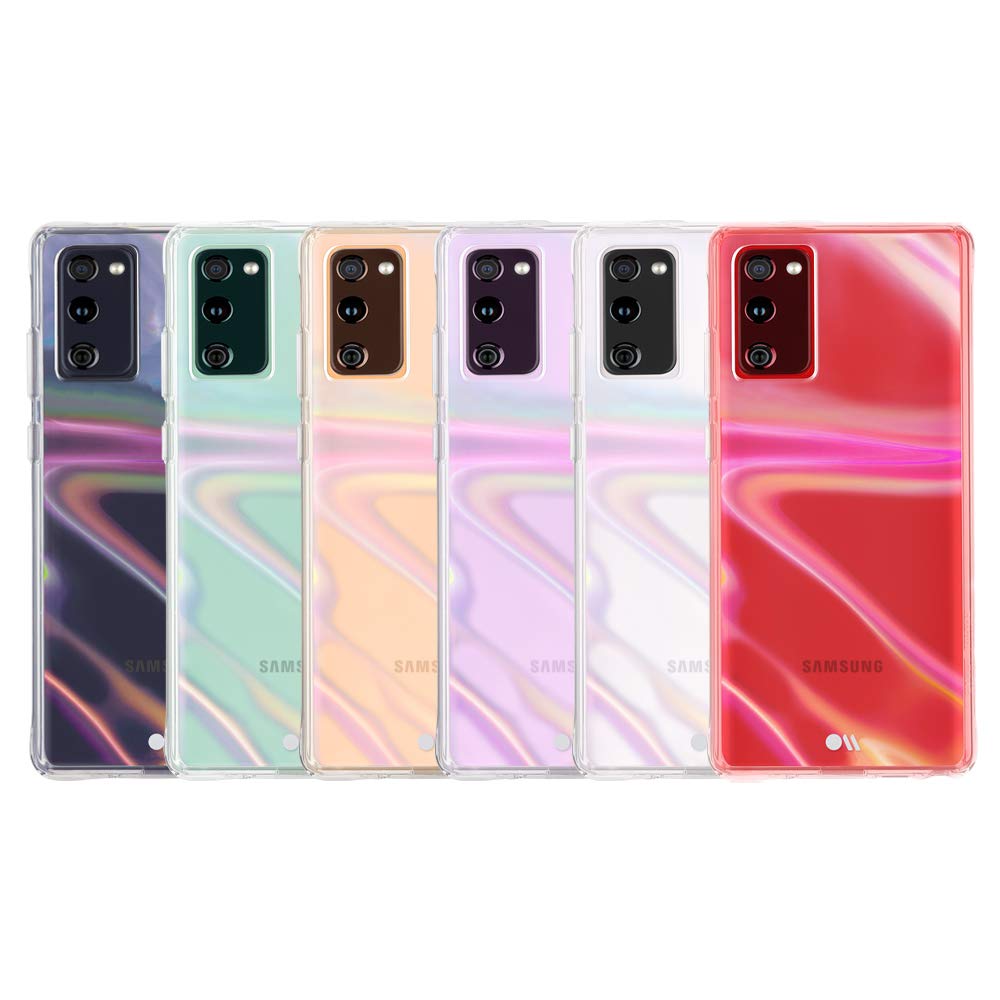 Case Mate   Soap Bubble   Case For Samsung Galaxy S20 Fe 5G (Fan Edition)   6.5 Inch   Iridescent Swirl