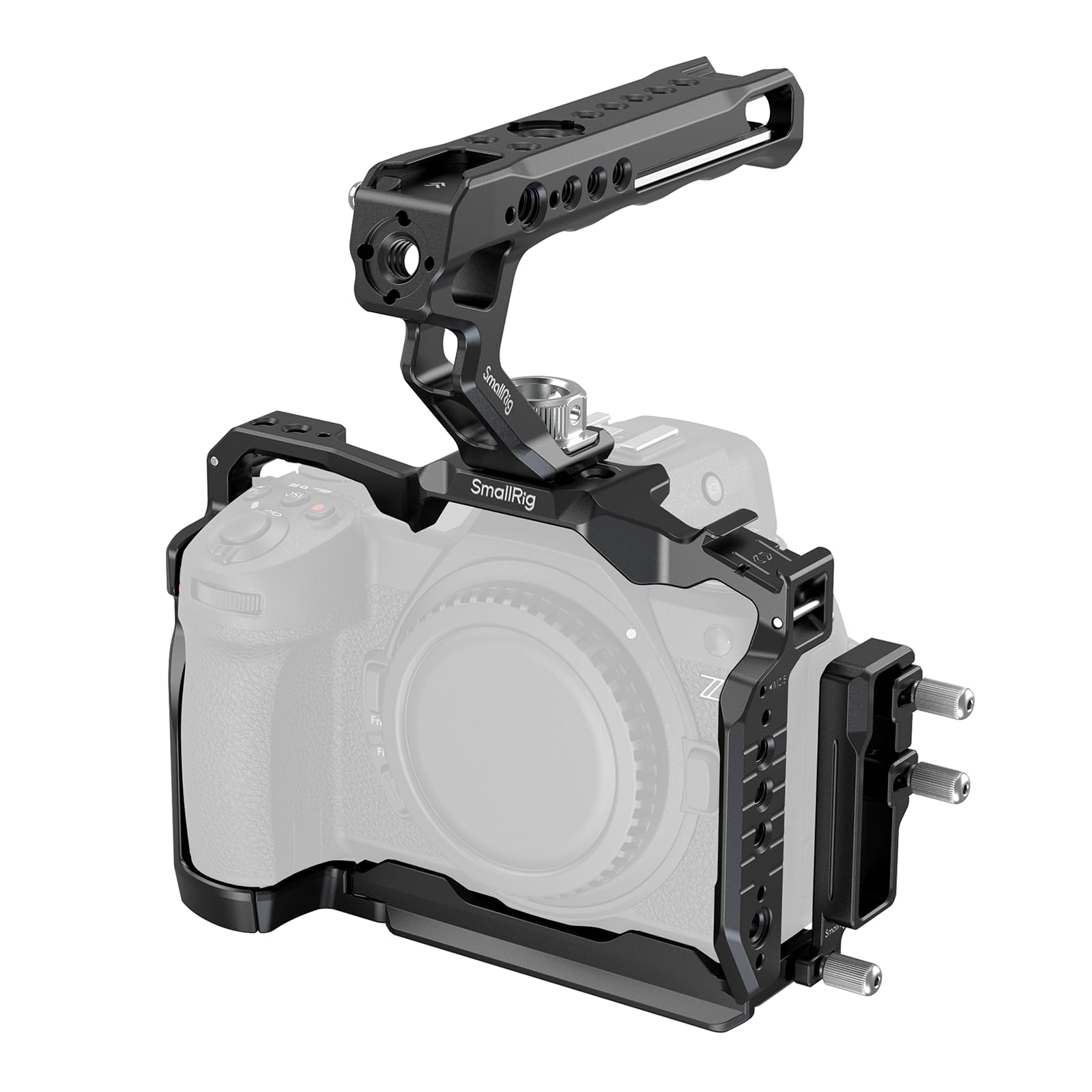 SmallRig Z6 III Camera Cage Kit for Nikon Z6 III, with Top Handle and Cable Clamp, Aluminum Alloy Camera Full Cage Kit with Anti