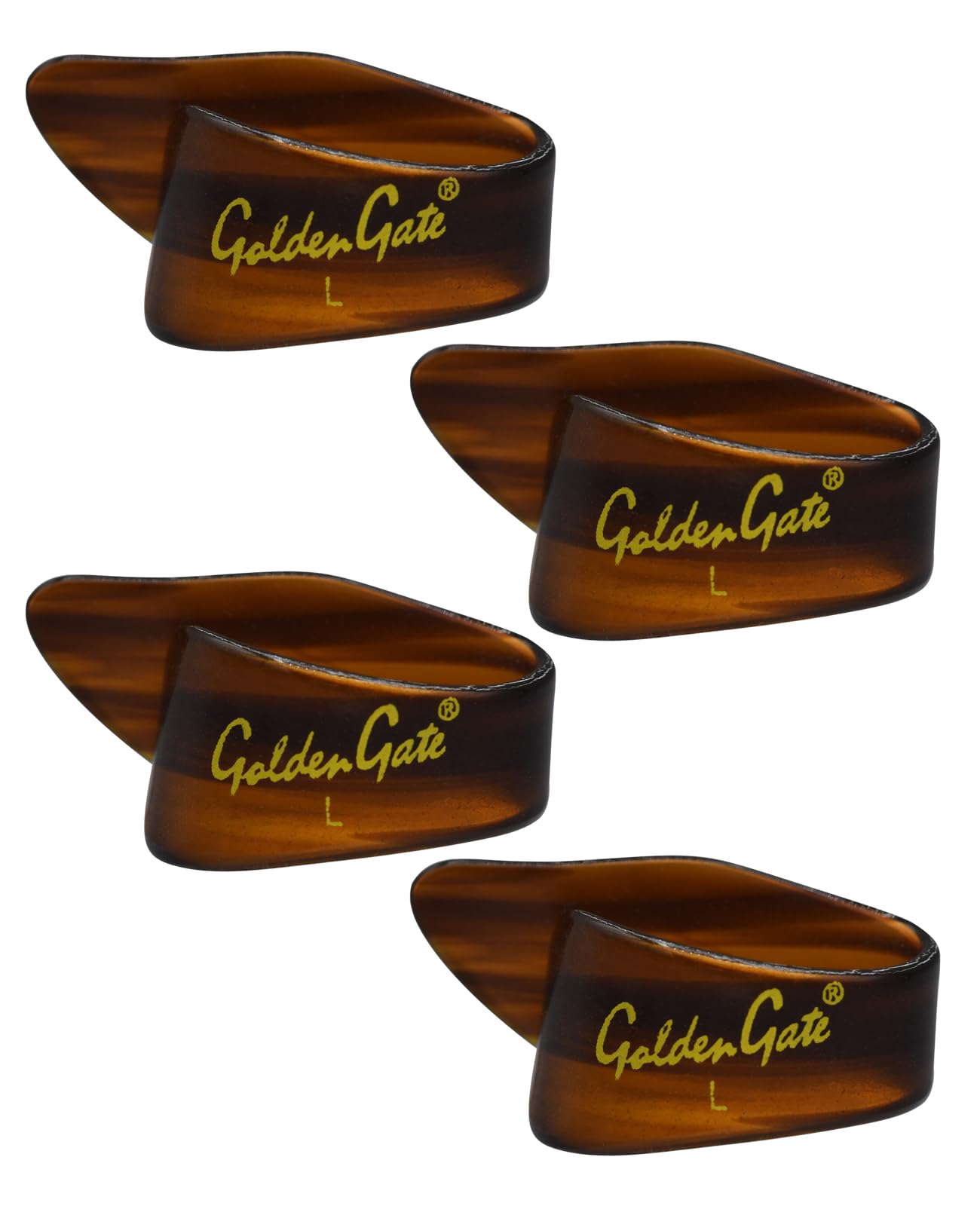 Golden Gate Gp 4T 4Pk Thumb Picks   Tortoise   Large   4 Pack