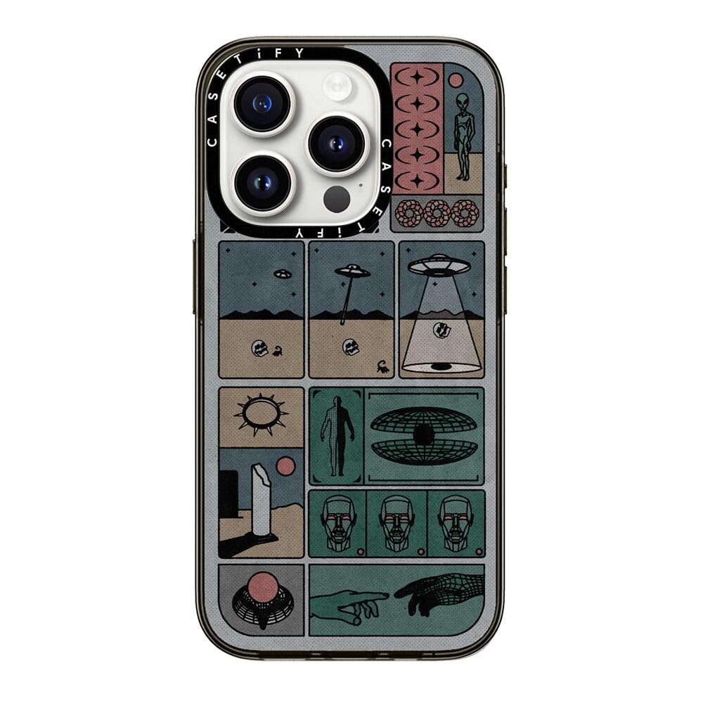 Casetify Compact Iphone 15 Pro Case [2X Military Grade Drop Tested / 4Ft Drop Protection]   Research By Other Minerals   Clear B