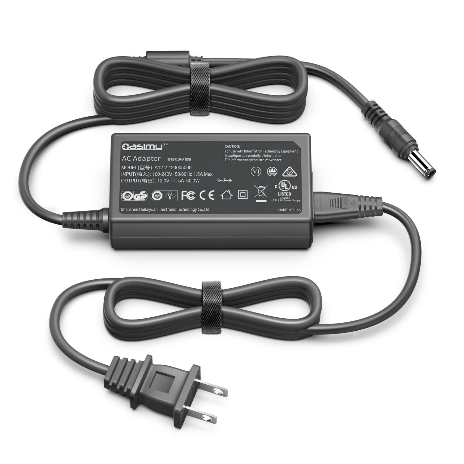 CASIMY 12V AC/DC Adapter Charger Compatible with MSI Optix AG32C 32-inch OPTIXAG32C AG32CQ OPTIXAG32CQ 32 MAG27C MAG27CQ 27 MAG2
