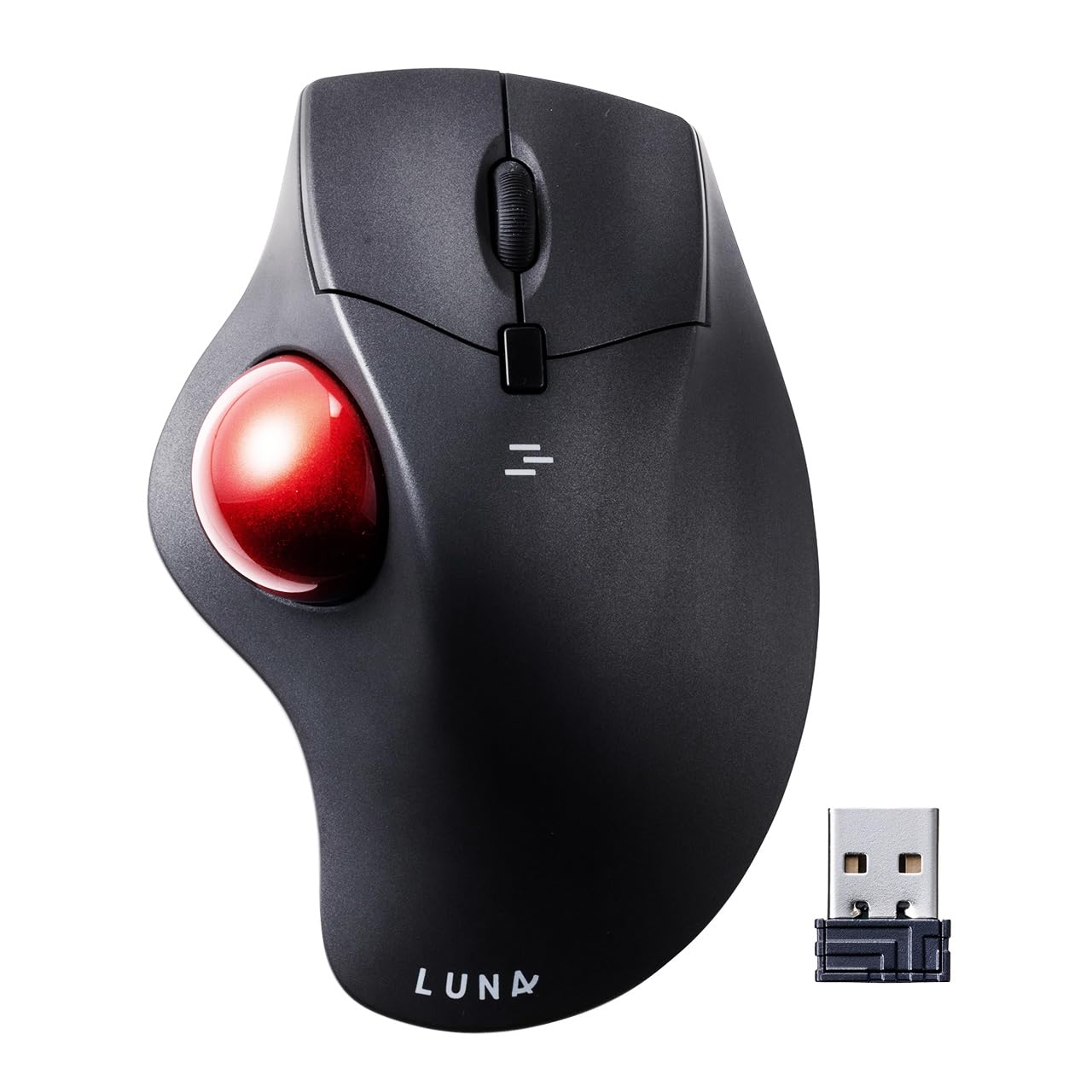 Sanwa 2.4G Wireless Ergonomic Trackball Mouse, Optical Rollerball Mice, Programmable Silent Buttons, 40Mm Trackball, 600/800/1200/1600 Adjustable Dpi, Compatible With Macbook, Laptop, Windows, Macos
