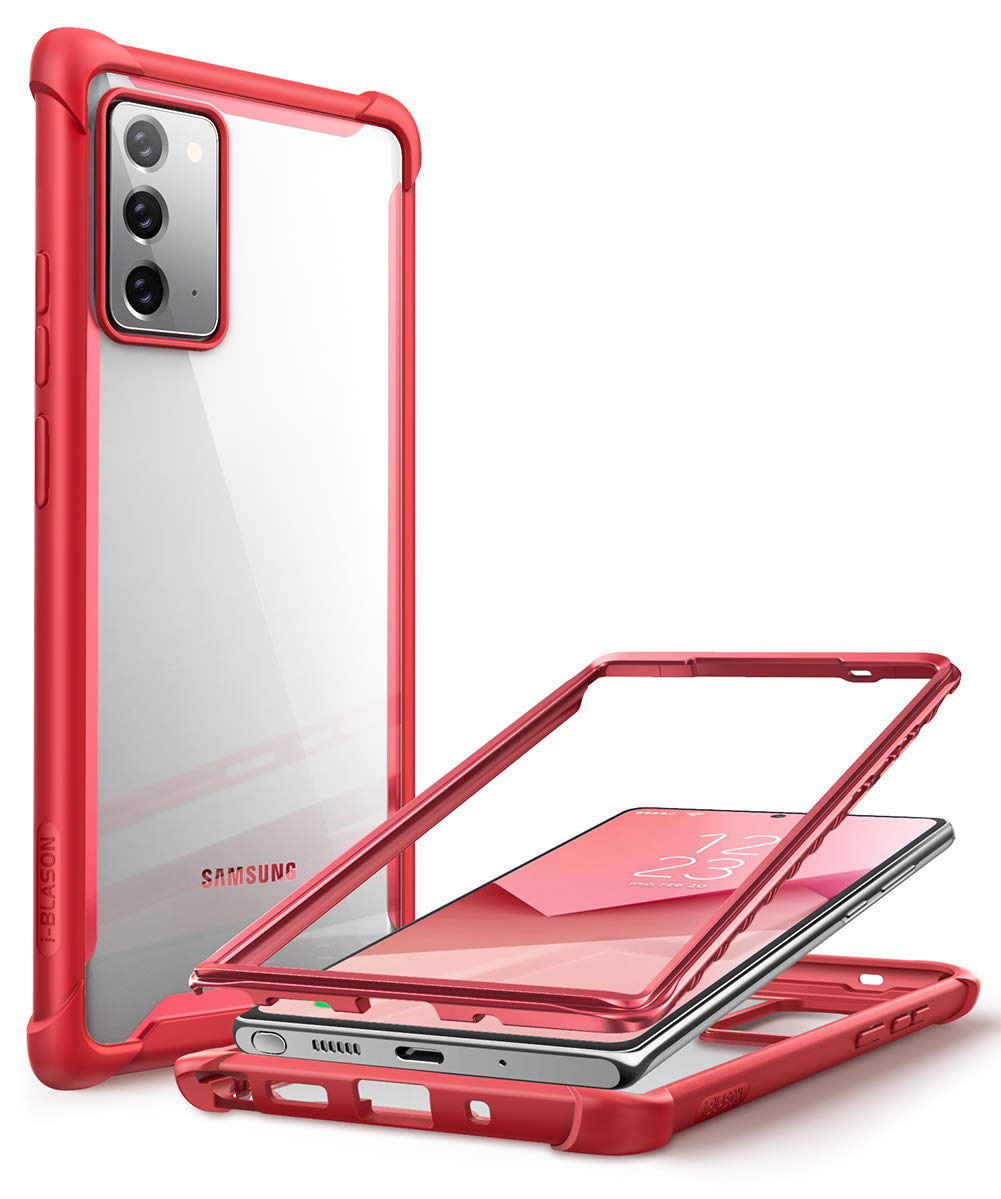 I Blason Ares Clear Case For Galaxy Note 20 5G 6.7 Inch (2020 Release), Dual Layer Rugged Clear Bumper Case Without Built In Scr