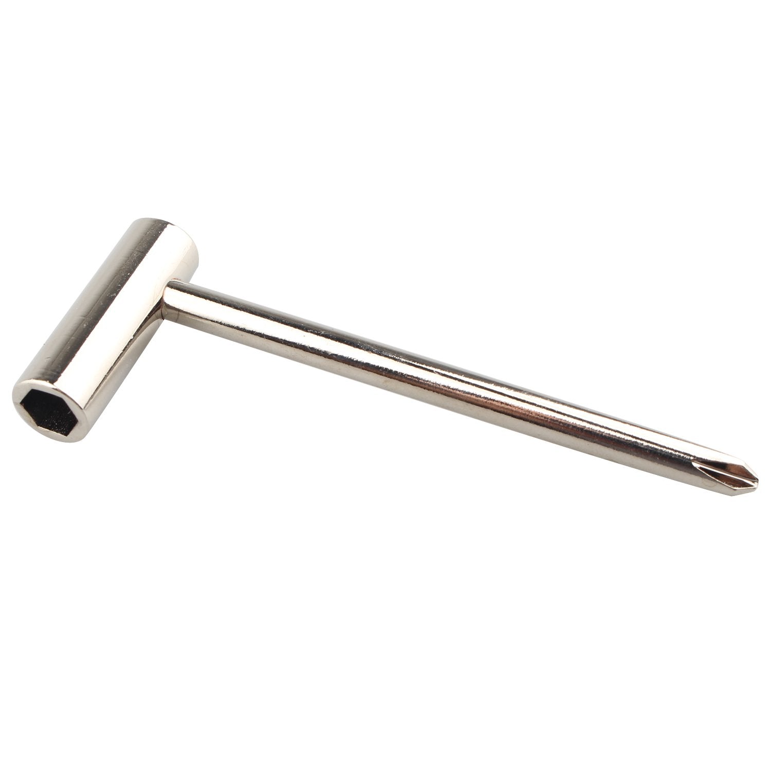 Guitar Truss Rod Wrench Luthier Screwdriver Instrument Accessory Repair Tool  1/4 Compatible With Taylor Guitars (Silver)
