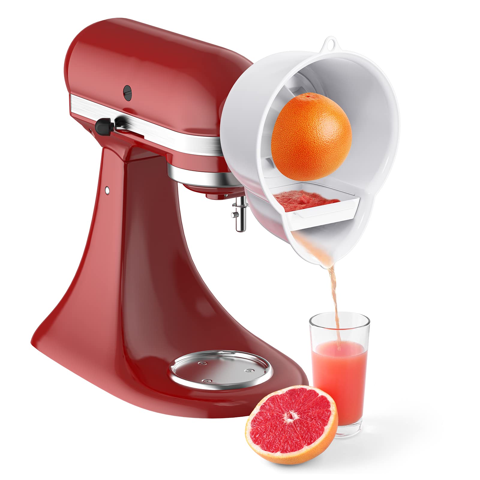 Juicer Attachment For Kitchenaid Stand Mixer With 2 Size Reamer, Citrus Squeezer For Kitchenaid Juicer Attachment, Juicer For Ki