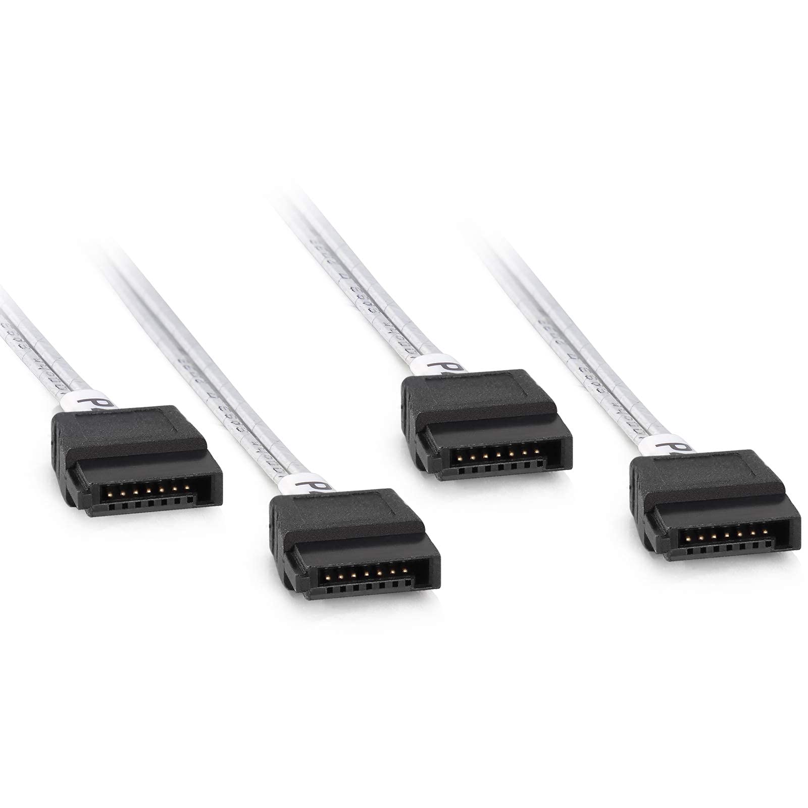 10Gtek# 6G Internal Minisas Hd To Sata Cable, Sas To Sata, Sff 8643 To 4X Sata 7Pin Hard Disk Data Server Raid Cable, 1.6Ft/0.5M