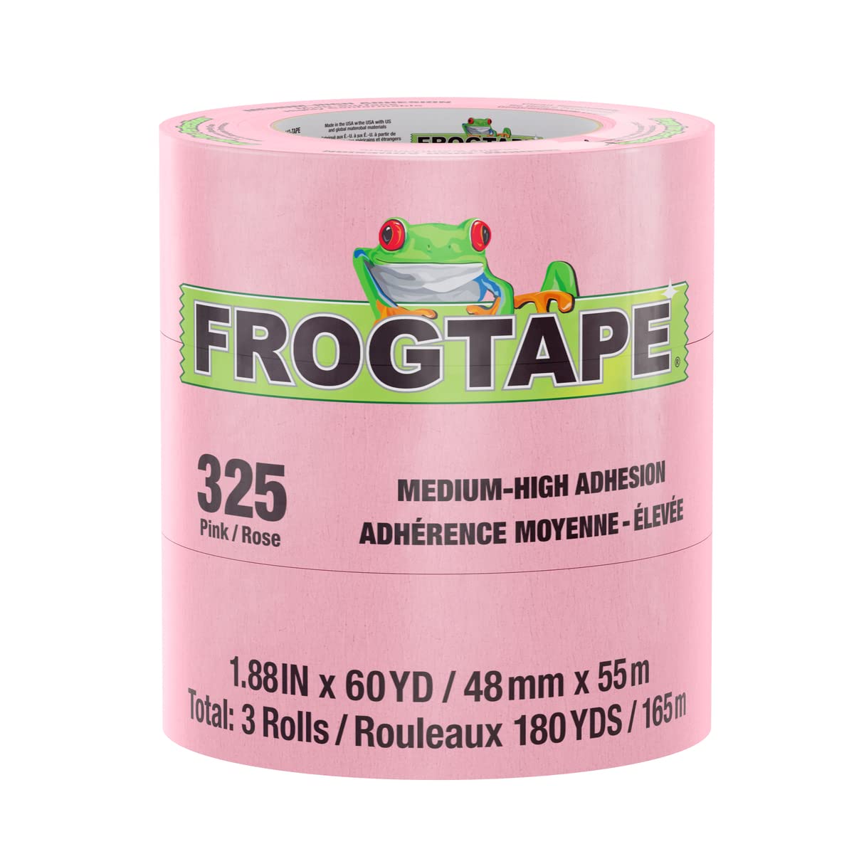 Frogtape Cp 325 Medium-High Adhesion Masking Tape - 48Mm X 55M X 6-Pack - Pink - Rated F/325&Deg;F,WBHDWB09WF7Q1KP