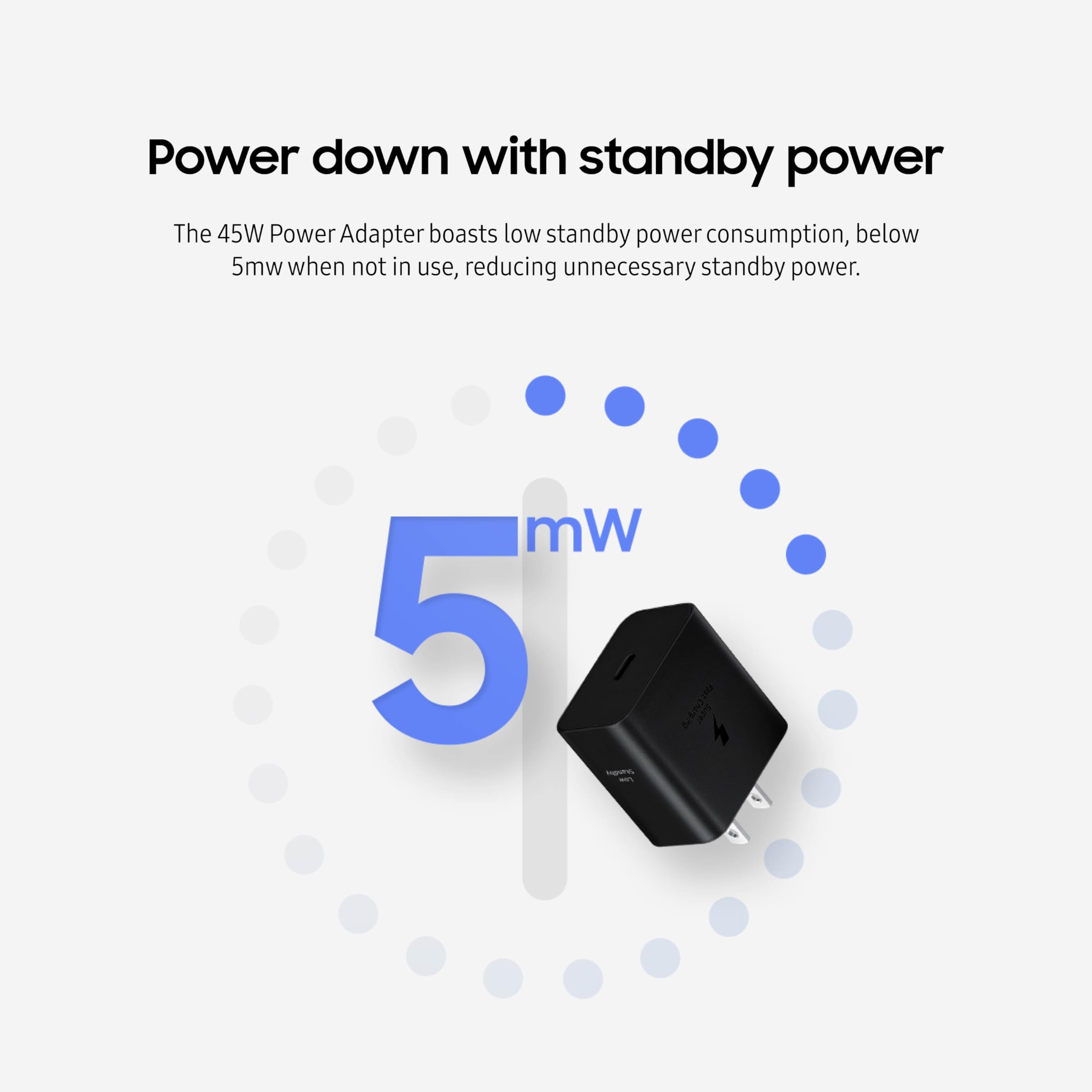 Samsung 45W Wall Charger Power Adapter With Cable Included, Super Fast Charging For Galaxy Phones, Tablets And Usb Type C Device