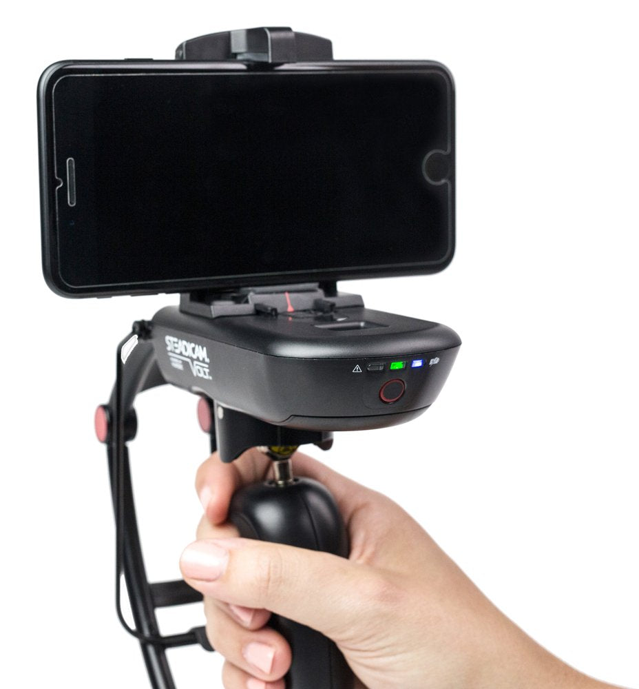 Steadicam Volt Electronic Handheld Gimbal Stabilizer For All Iphone Xs, Xs Max & Xr, All Samsung S9/S9+ & Gopro Hero, Black, Compact