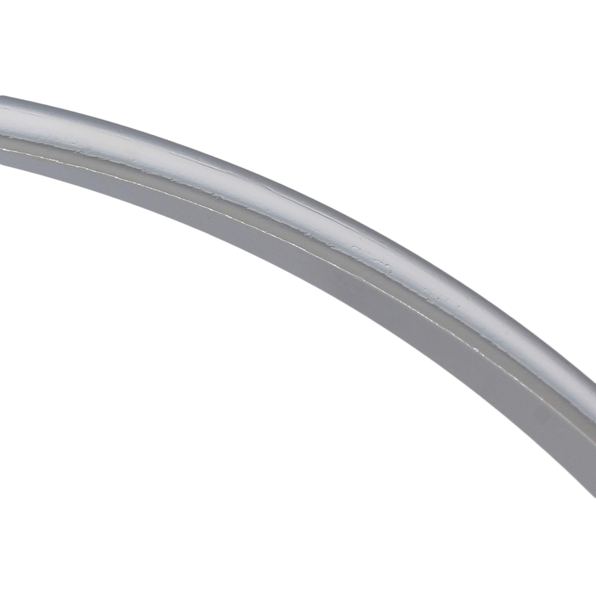 Bqlzr 11.34 Inch Chrome Nickel Plated Banjo Tension Hoop Banjo Flanges Banjo Parts 11.34X11.54X0.39Inch(Idxdxh)