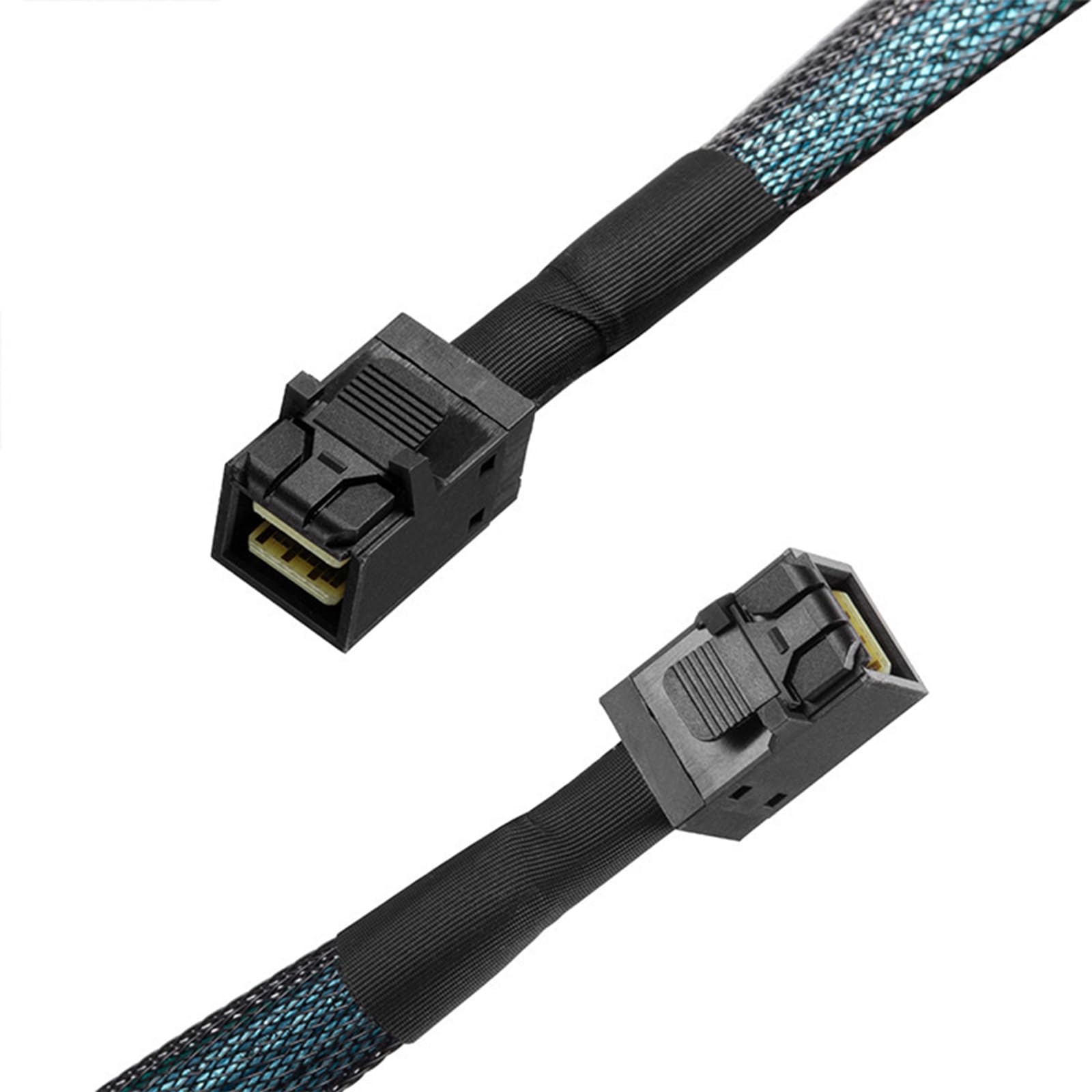 Heretom 2Pcs Internal Mini Sas Hd Cable, Sff 8643 To Sff 8643 Cable, 0.5M/1.6Ft