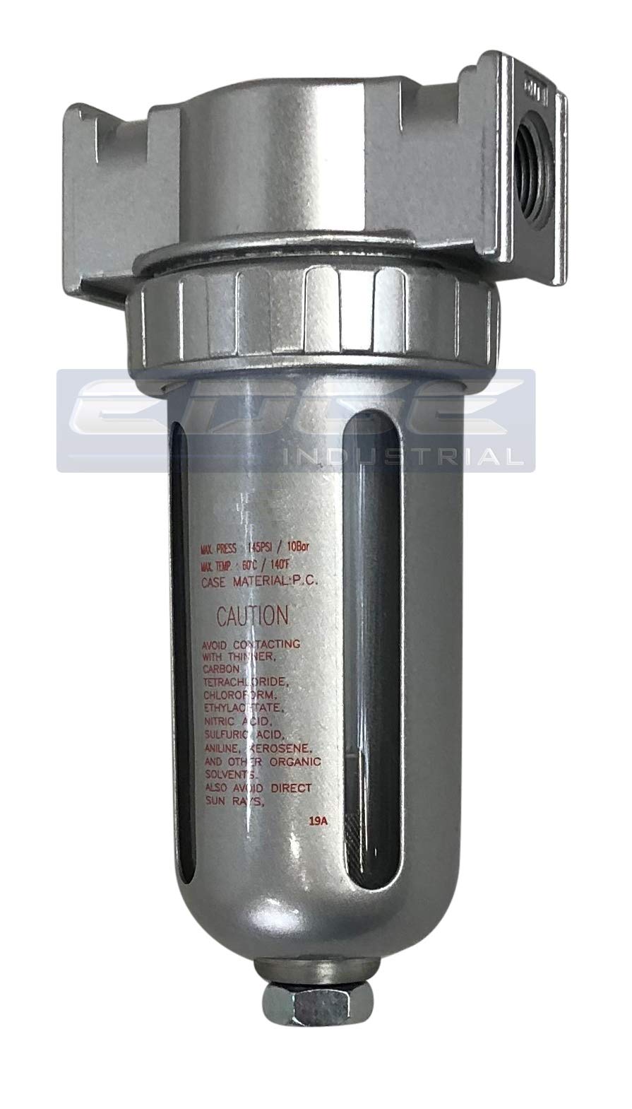 In Line Desiccant Air Dryer For Compressed Air Great For Pneumatic Tools Spray Booth Plasma Cutter, With Desiccant Beads (1/2''