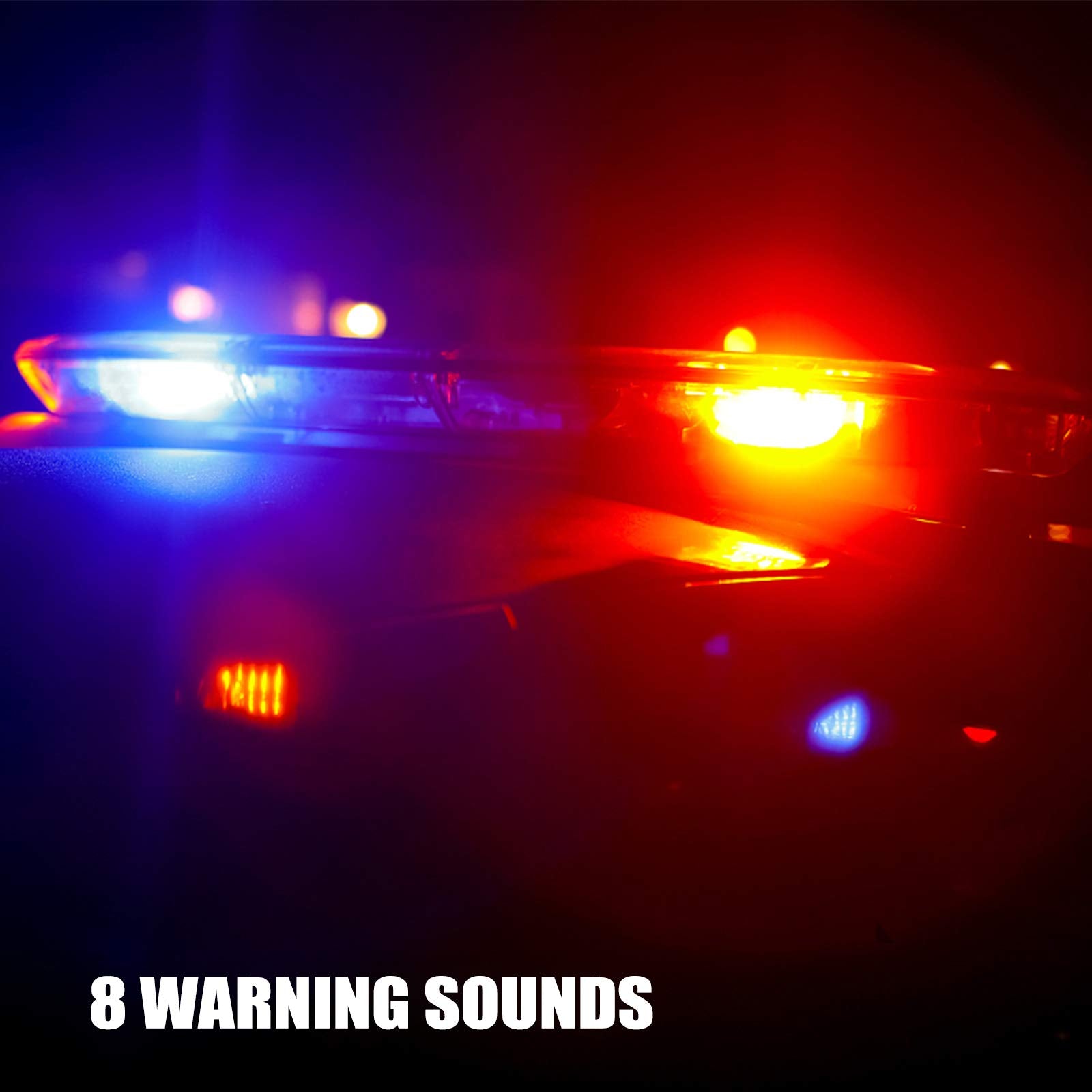 Mophorn 200W Siren Bundle 8 Tones Emergency Warning Siren With Pa Speaker Mic System Vehicle Siren Box Fit For Police, Ambulance, Fire Fighting And Engineer Vehicles