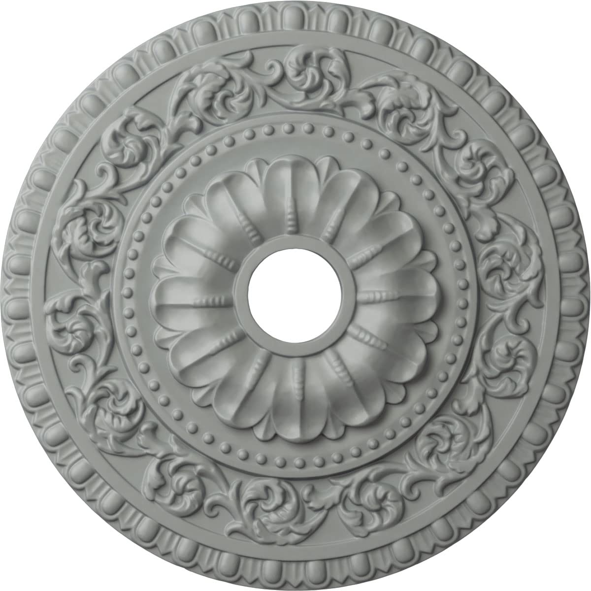 Ekena Millwork Cm23Va Vaduz Ceiling Medallion, 23 1/2''Od X 3 1/2''Id X 2 1/8''P, Factory Primed