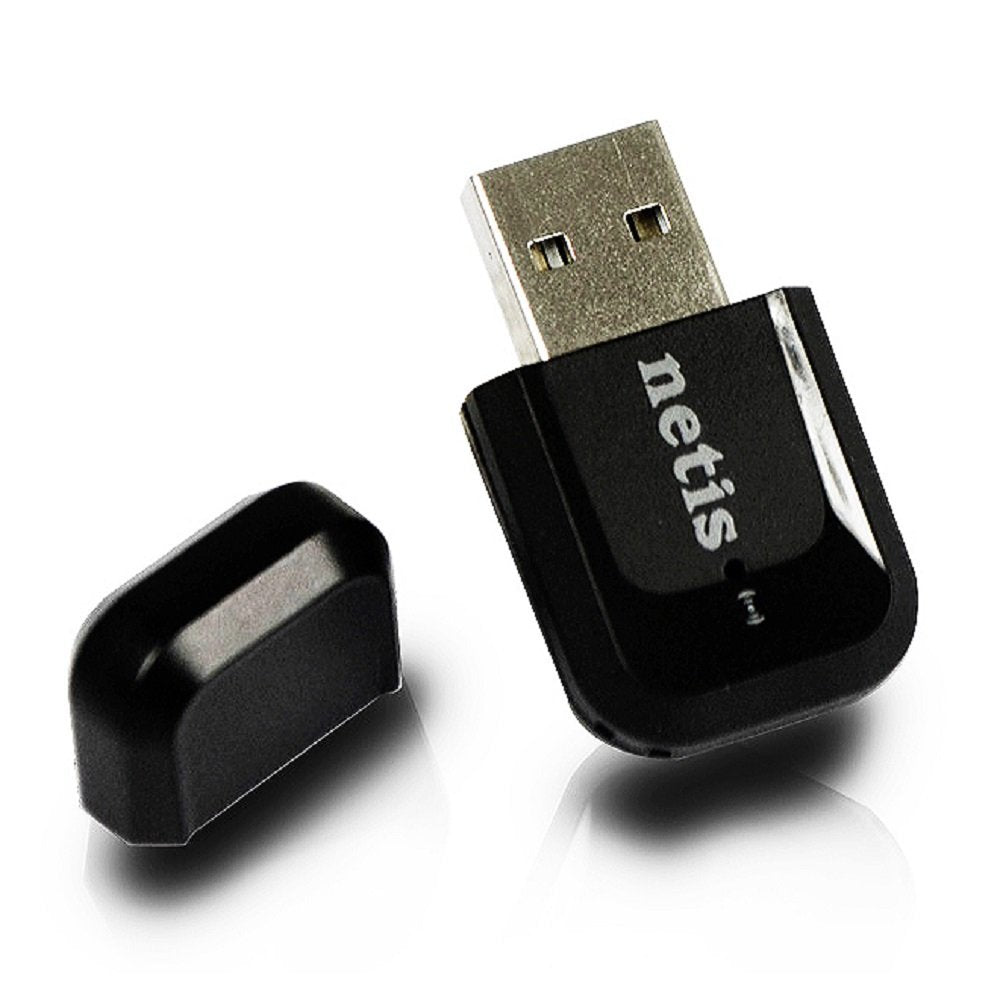 Netis Wf2123 300 Mbps High Speed Wireless N300 Mini Usb Adapter For Windows, Mac Os, Linux | 2T2R Mimo Technology With 2.4Ghz Ra