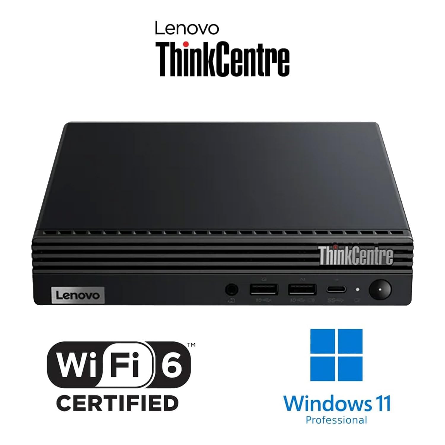 Lenovo Thinkcentre M70Q Mff Business Desktop, 13Th Gen Intel Core I5-13400T, 16Gb Ram, 512Gb Ssd, Wired Keyboard & Mouse, Antenn