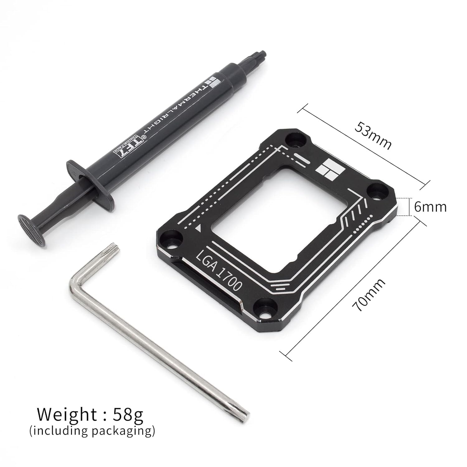 Thermalright Cpu Contact Frame For Lga 1700 Retrofit Kit, 1700 Bracket Intel 12Th/13Th/14Th Generation Anti-Bending Buckle
