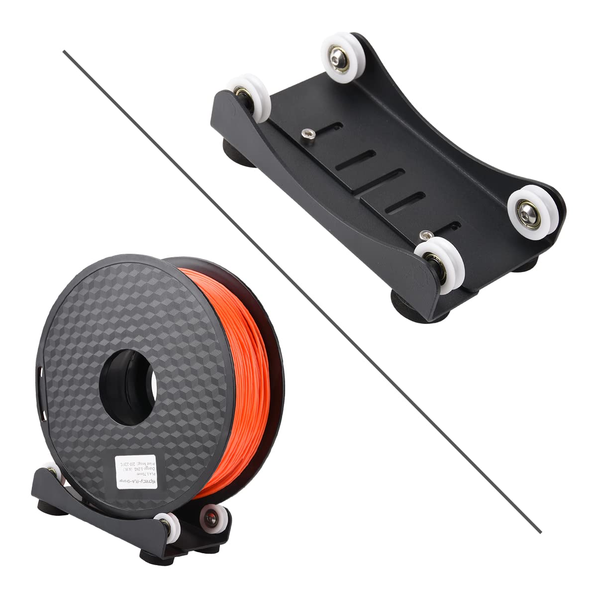 Bczamd 3D Printer Upgrade Parts Filament Spool Holder Adjustable Printing Material Mount Rack Bracket Smooth With Bearing For En