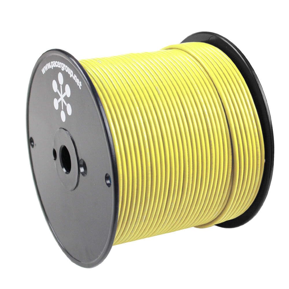 Pacer Yellow 18 Awg Primary Wire - 500&#39;,WBHDWB0CWHKT1JY