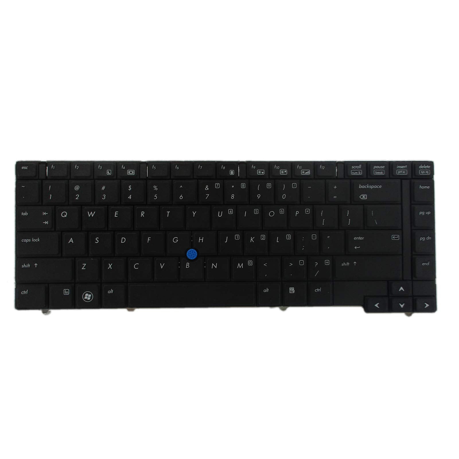 Sunmall Keyboard Replacement With Big Pointer Compatible With Hp Elitebook 8440P 8440W Series Black Us Laptop