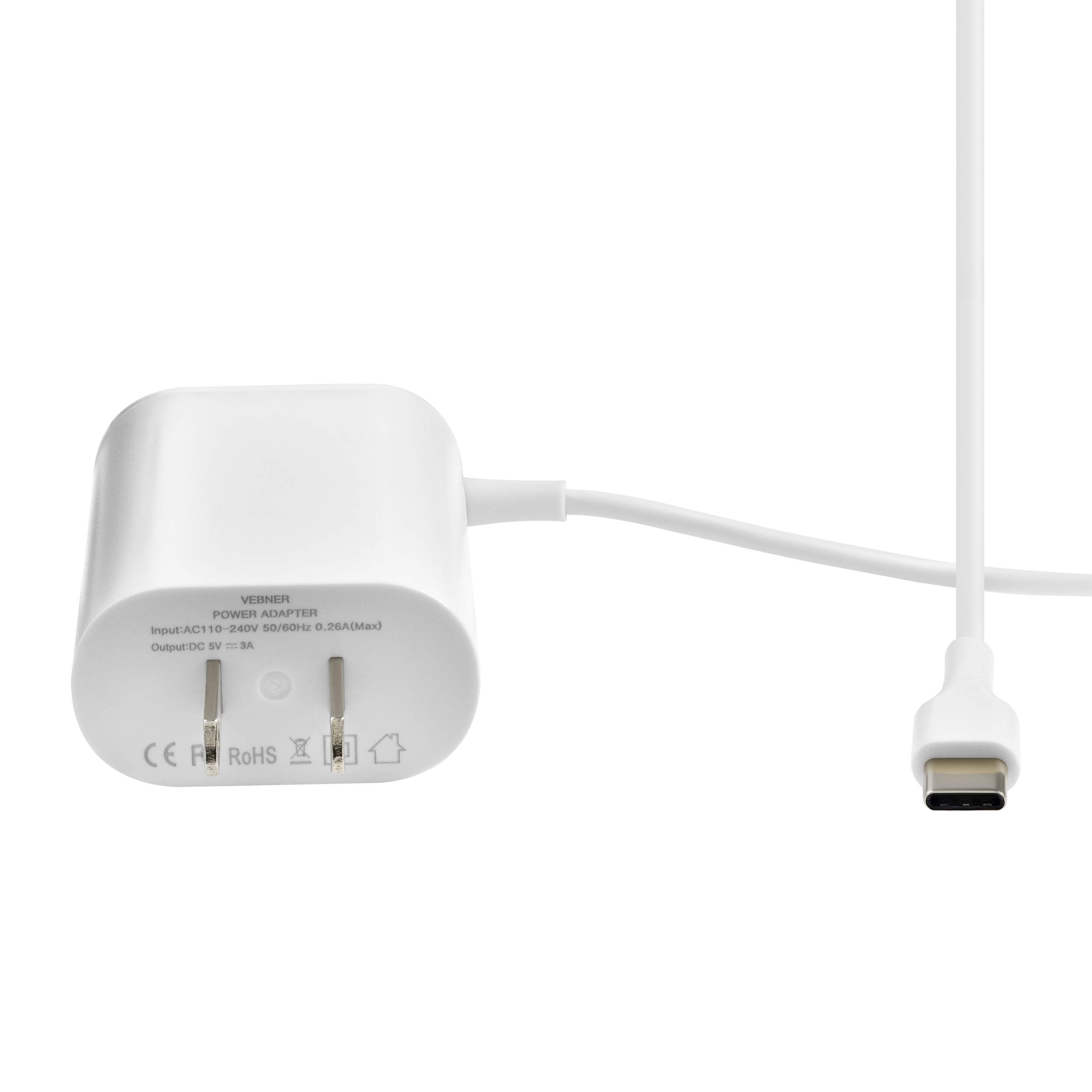 6Ft Power Adapter Compatible With Google Mesh Home Wifi System Power Cable   Usb Type C (2 Pack)