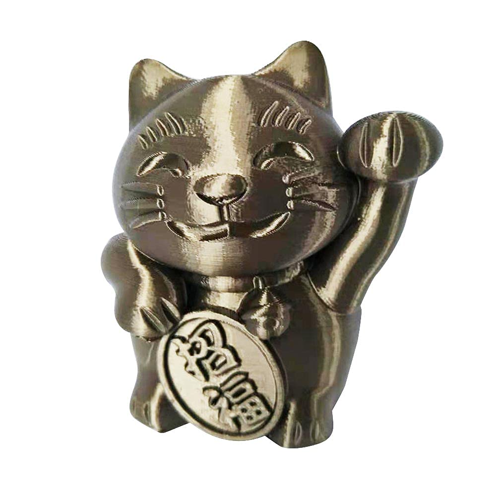 Silk Mocha Brown Pla Filament 1.75 Mm 3D Printing Filament 1Kg 2.2Lbs Spool Shine Silky Shiny Metallic Metal Pla 3D Printer Mate