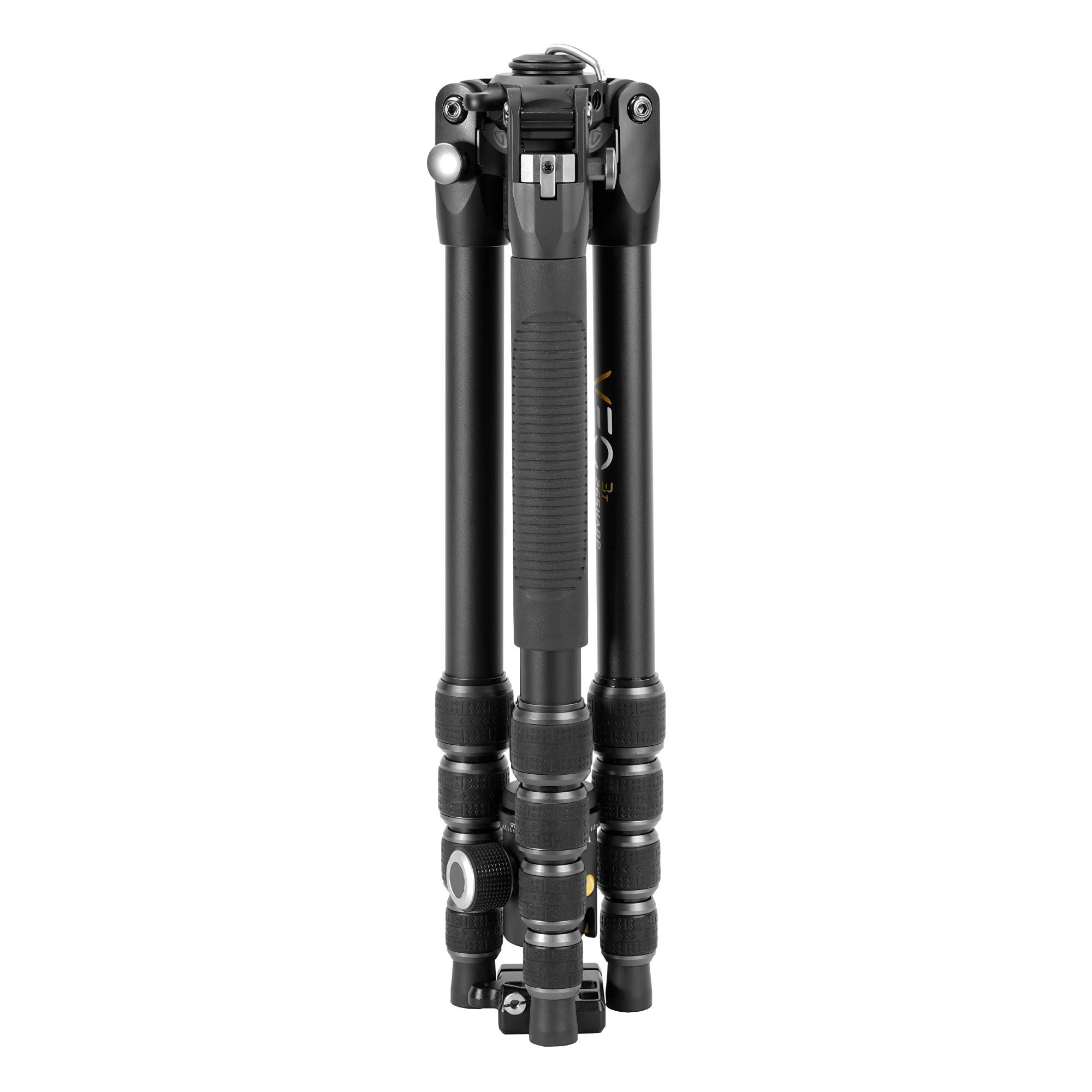 Vanguard Veo3T265Habp Aluminum Travel Tripod With Ball Head, Removeable Pan Handle, And Quick Shoe With Built In Smartphone Holder