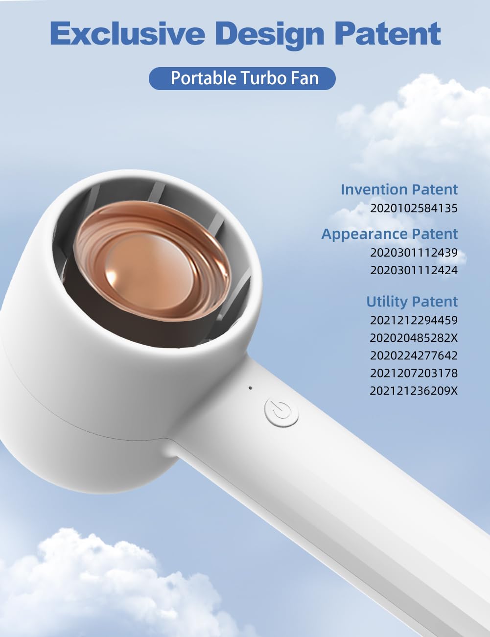 Kensuka Portable Handheld Fan With Aromatherapy Ha1, Personal Usb Rechargeable Mini Turbo Fan With 3 Speed Adjustable And Desk B