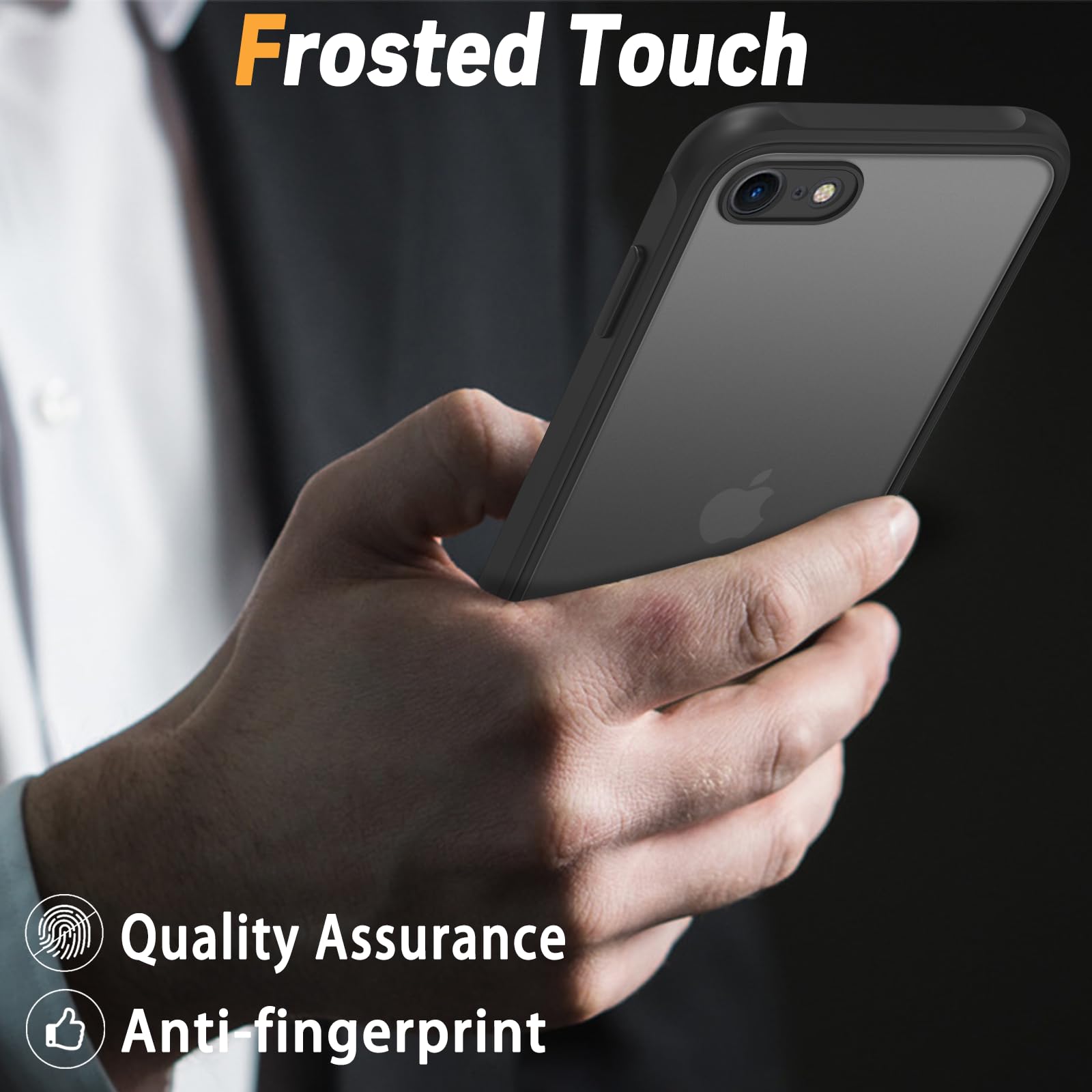 Pinlisheng Matte Case For Iphone Se Case 2022/3Rd/2020/2Nd Gen,Iphone 8/7 Case,Shockproof Protective Hard Back Slim Phone Case,F