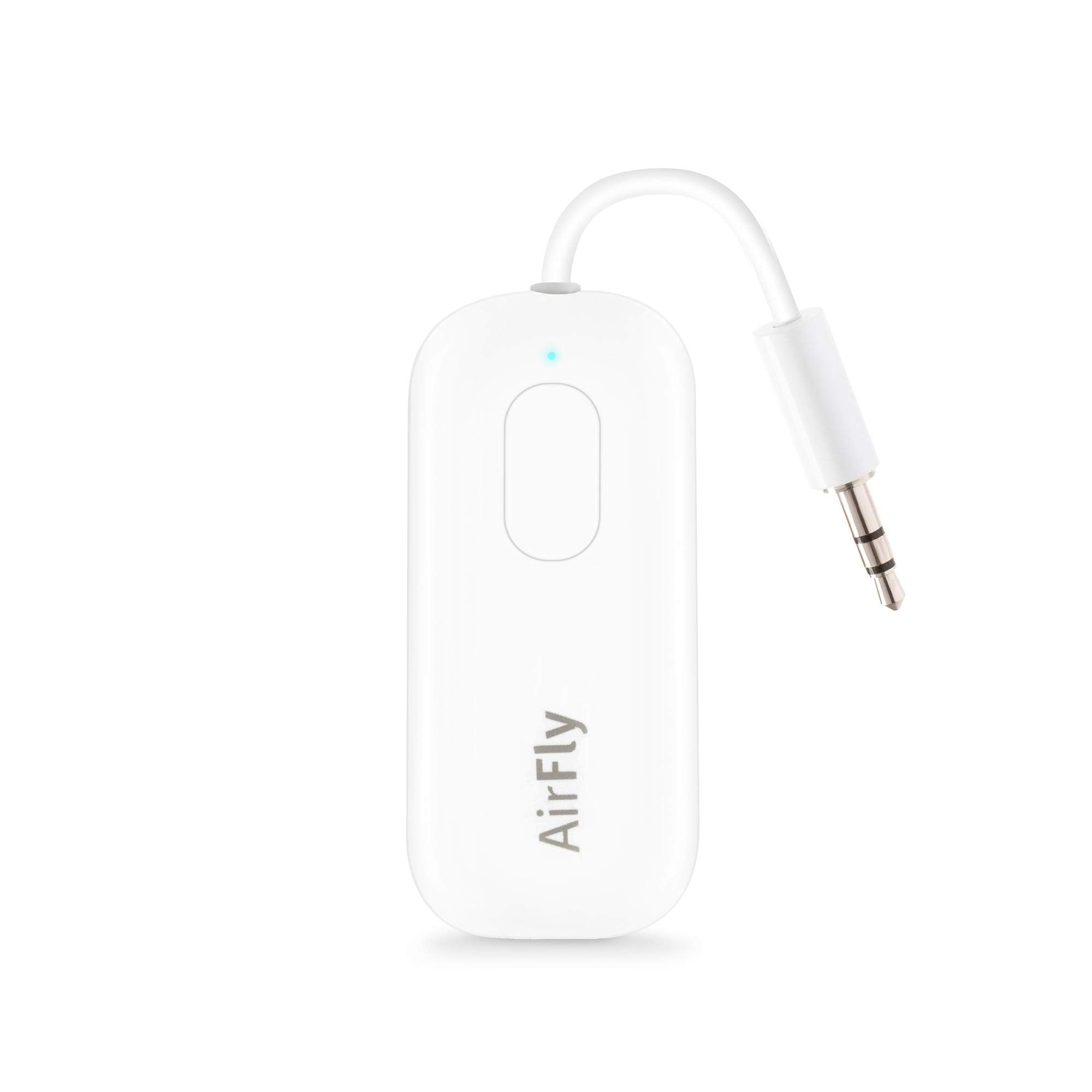 Twelve South Airfly Pro Bluetooth Wireless Audio Transmitter/ Receiver For Up To 2 Airpods /Wireless Headphones; Use With Any 3.