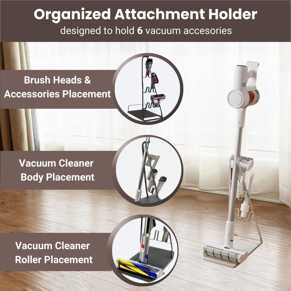 Izsohhome Universal Vacuum Stand,Storage Stand Docking Station Holder,Stable Metal Storage Bracket Stand Holder,Compatible With