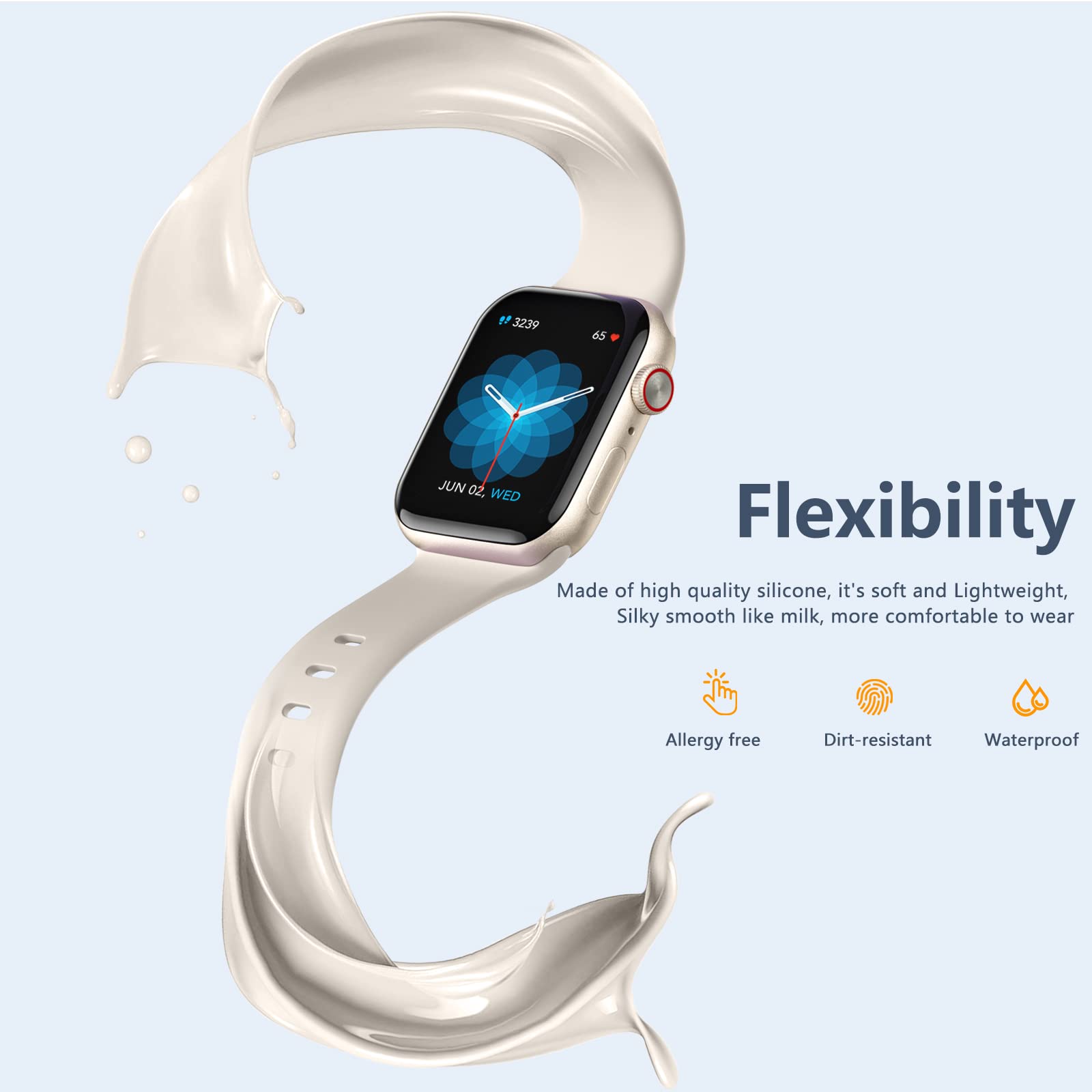 Daqin 8 Pack Band Compatible With Apple Watch Band 44Mm 45Mm 46Mm 42Mm 49Mm 40Mm 38Mm 41Mm Iwatch Series 10 9 8 7 6 5 4 3 2 1 Se